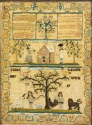 Sampler by Susan Rabsom , Probably English, Dated 1789