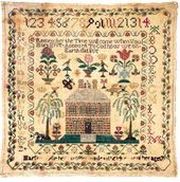 sampler of Margareth Ogle, Maryland, 1791