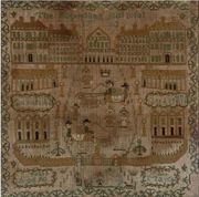 19th c. english sampler