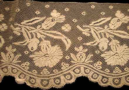 Valenciennes lace 19th c.