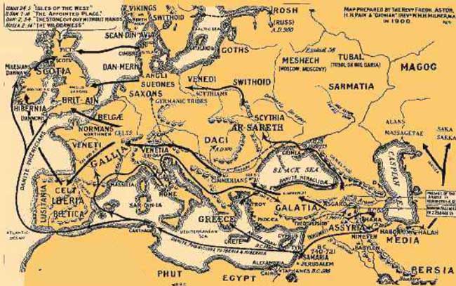 migration from the middle east to Britain