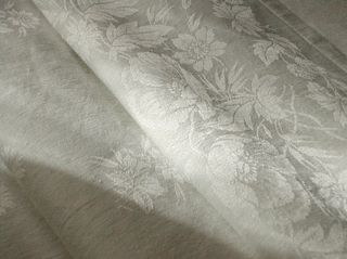 Sophisticated linen damask