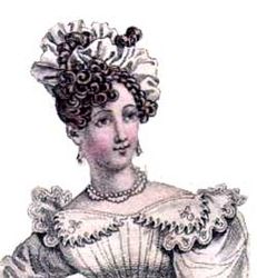 Simple coiffure 1826