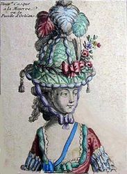 Minerve Coiffure 1785