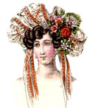 Fanshion n hats and hair-do in 1820