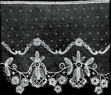 Honiton lace border