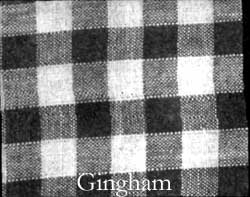 Gingham fabric