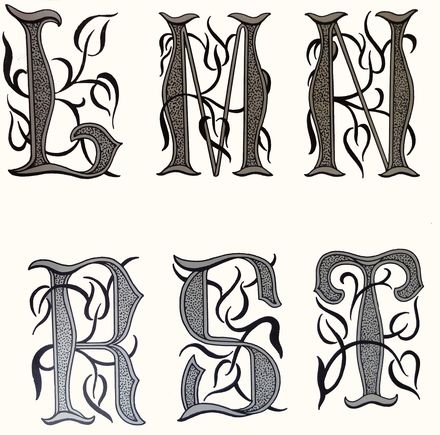 Monograms & alphabet 1931