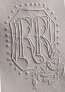 Art-deco monogram RR