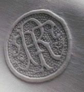 Round monogram R T