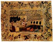 Laura Bower Sampler USA 1815