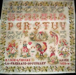 french sampler 1890