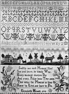 Elisabeth Hewitt Sampler 1778