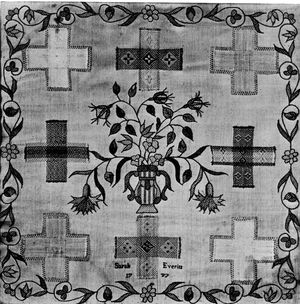 Sarah Everitt Sampler 1777