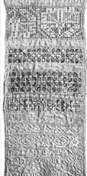 17th century English sampler drawn work