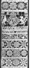 Sampler England 1590 detail